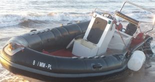 حجز قارب مطاطي على مثنه 16مرشحا للهجرة السرية بشاطئ عين السبع